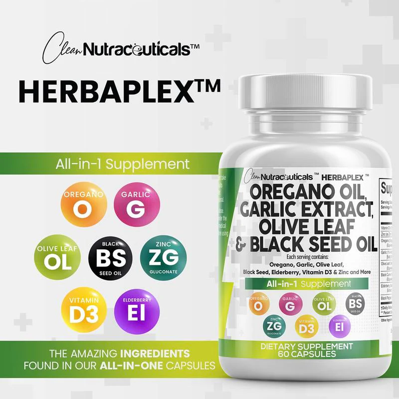 Resilia® Oregano Oil Herbaplex Capsules - Image 4